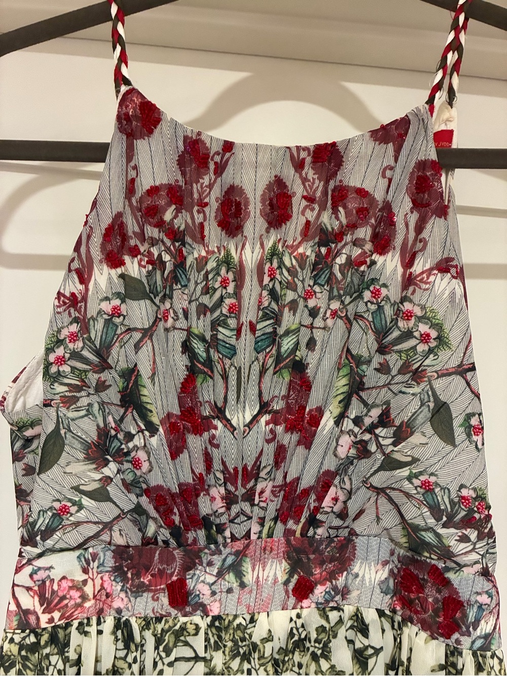 Anthropologie Adelise Beaded Halter Midi Dress - Picture 5 of 12